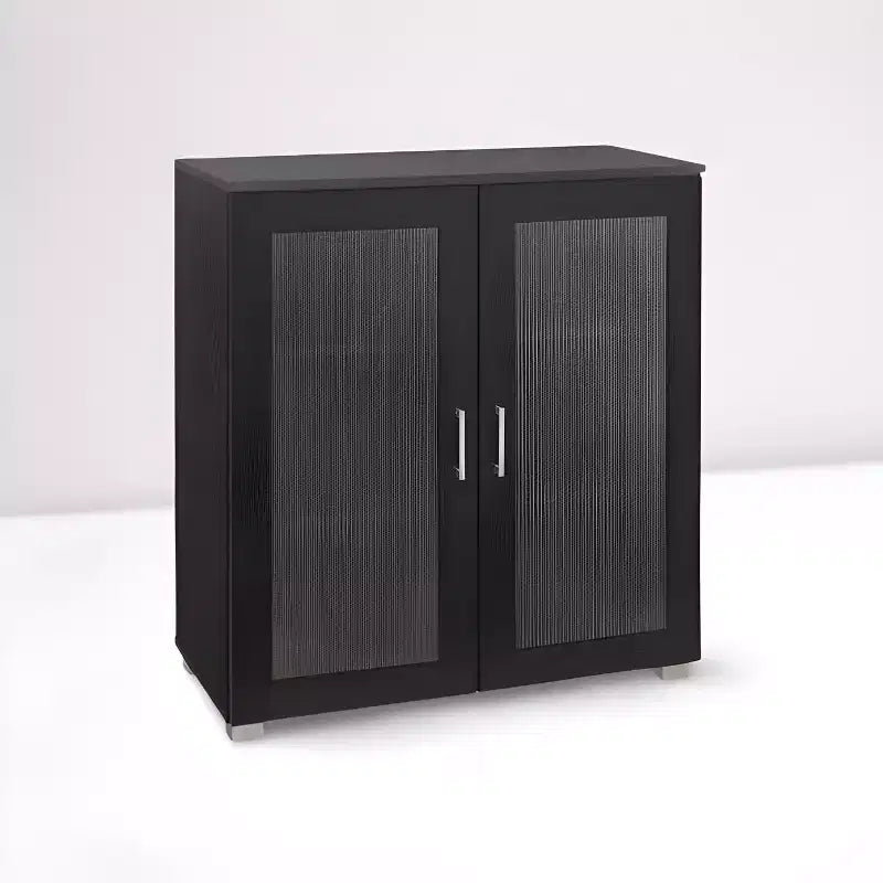 Kings Brand Furniture - Armoire de rangement d'appoint à 2 portes, buffet de rangement au sol pour cuisine, salle à manger, salon, entrée