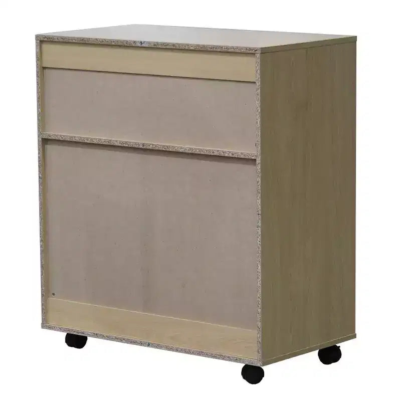 Meuble de cuisine à roulettes pour micro-ondes Kings Brand Furniture Vericombe, meuble de rangement d'appoint à 2 portes