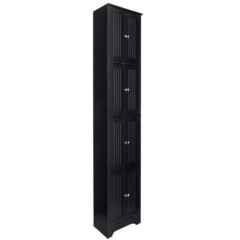 Kings Brand Furniture - Armoire de rangement de cuisine à 4 niveaux Lyons 68 avec 8 portes