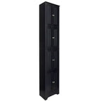 Kings Brand Furniture - Armoire de rangement de cuisine à 4 niveaux Lyons 68 avec 8 portes