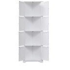 Kings Brand Furniture - Armoire de rangement de cuisine à 4 niveaux Lyons 68 avec 8 portes