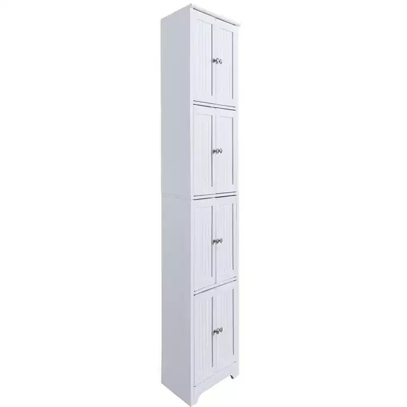 Kings Brand Furniture - Armoire de rangement de cuisine à 4 niveaux Lyons 68 avec 8 portes
