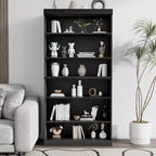 PexFix 31x31x16 Meuble d'appoint en bois avec étagère réglable Meuble de rangement sans porte Noir