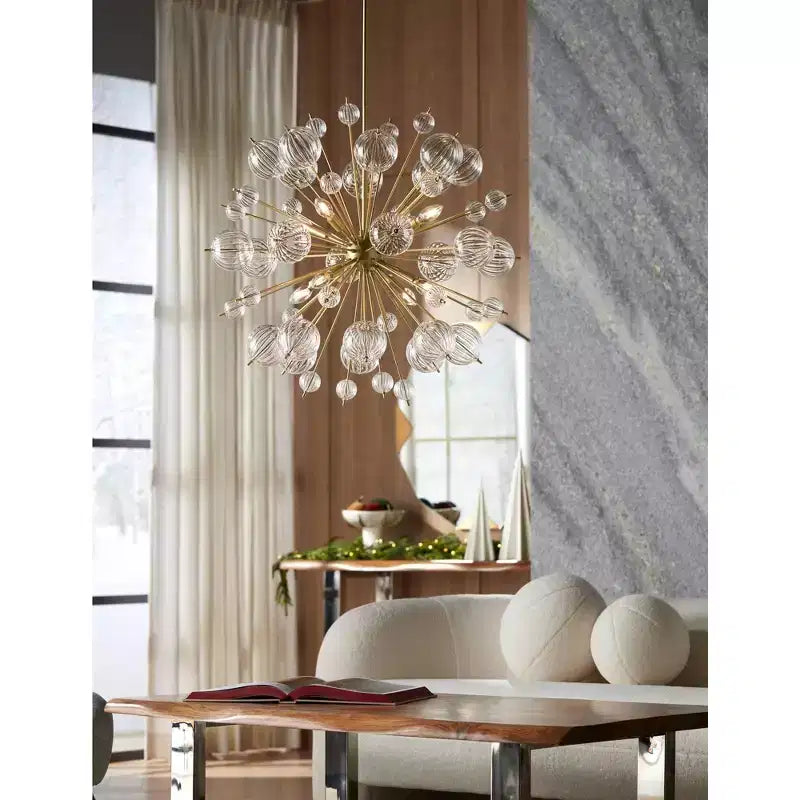 Miroir mural Possini Euro Design Possini Euro Drayden 31 x 31 triangles dorés