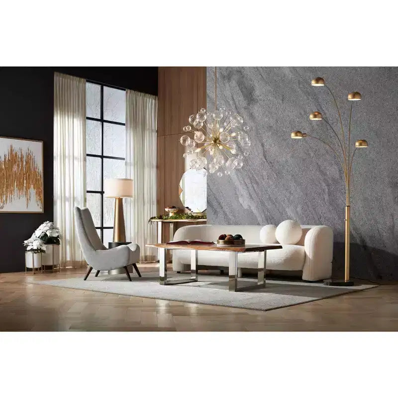 Miroir mural Possini Euro Design Possini Euro Drayden 31 x 31 triangles dorés