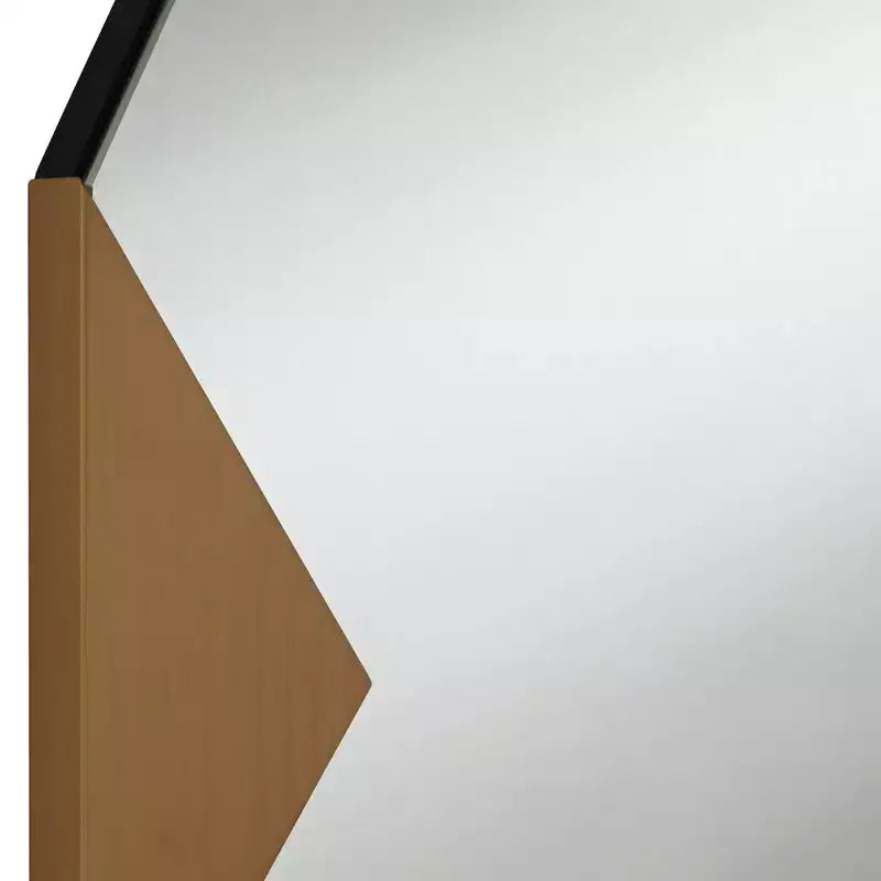 Miroir mural Possini Euro Design Possini Euro Drayden 31 x 31 triangles dorés