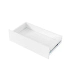 Buffet de cuisine 63W, armoire de rangement pour garde-manger, avec tiroirs, crochets de suspension et étagère à micro-ondes, blanc-ModernLuxe