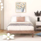 Cadre de lit plateforme flottant Whisen au design moderne