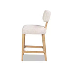 Jennifer Taylor Home Penny Tabouret de comptoir rembourré à dossier rond arqué, ensemble de 2