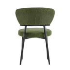 Christopher Knight Home Atrass Chaise de salle à manger rembourrée avec pieds en métal (Lot de 6)