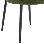 Christopher Knight Home Atrass Chaise de salle à manger rembourrée avec pieds en métal (Lot de 6)