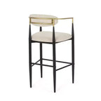 Tabourets de bar Christopher Knight Home Harrington en tissu et fer, 75,5 cm (Lot de 2)