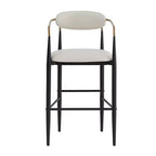 Tabourets de bar Christopher Knight Home Harrington en tissu et fer, 75,5 cm (Lot de 2)