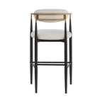 Tabourets de bar Christopher Knight Home Harrington en tissu et fer, 75,5 cm (Lot de 2)