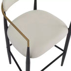 Tabourets de bar Christopher Knight Home Harrington en tissu et fer, 75,5 cm (Lot de 2)