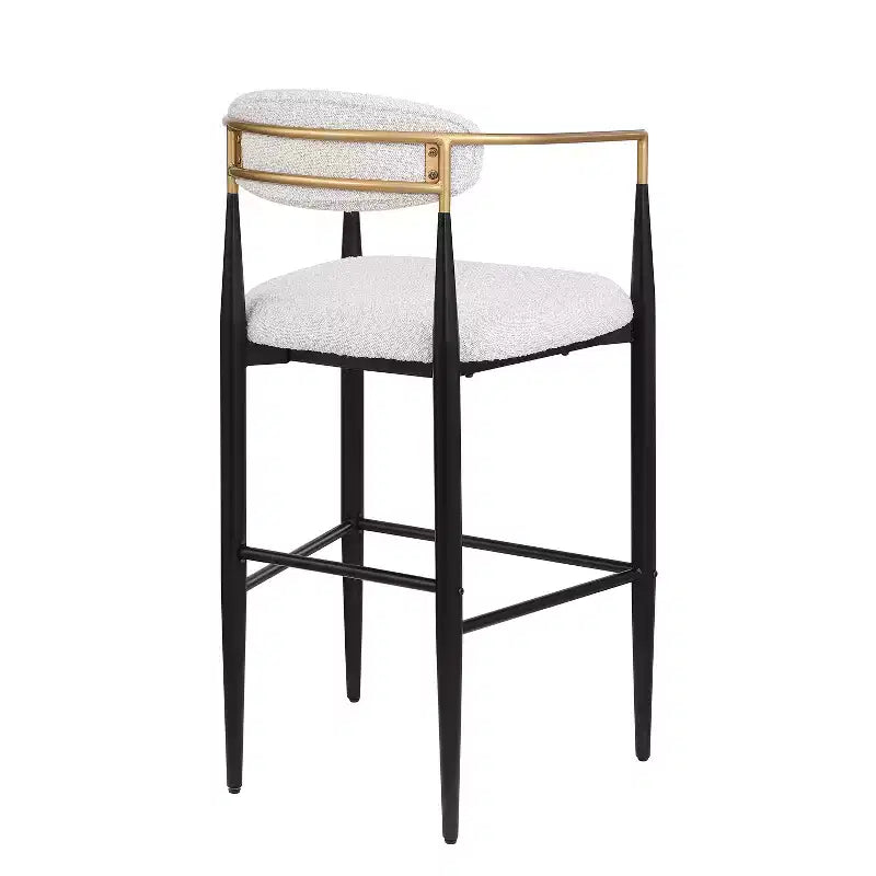 Tabourets de bar Christopher Knight Home Harrington en tissu et fer, 75,5 cm (Lot de 2)