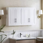 PexFix White Wall Mounted Storage Cabinet Bathroom Wall Cabinet 26x22x8(2pack)