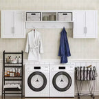 PexFix Armoire de Rangement Murale Blanche pour Salle de Bain 26x22x8 (lot de 2)