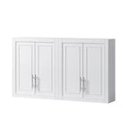 PexFix Armoire de Rangement Murale Blanche pour Salle de Bain 26x22x8 (lot de 2)