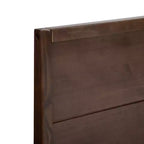 Lit King en bois massif Plank+Beam Duo avec tête de lit à panneaux, aucun sommier tapissier requis