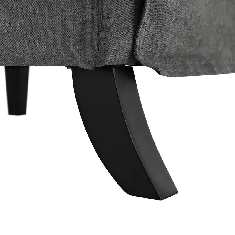 Fauteuil inclinable tapissé capitonné Christopher Knight Home Nicole avec tablette latérale pliable