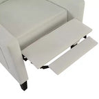 Fauteuil inclinable tapissé capitonné Christopher Knight Home Nicole avec tablette latérale pliable