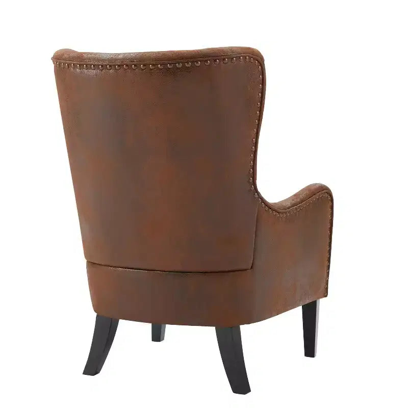 Christopher Knight Home Fauteuil club Salerno contemporain en microfibre avec dossier haut de 41 po