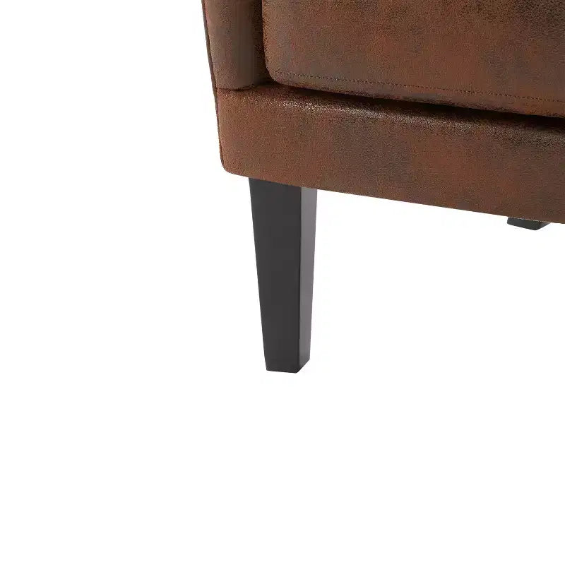 Christopher Knight Home Fauteuil club Salerno contemporain en microfibre avec dossier haut de 41 po