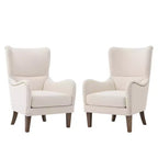 Christopher Knight Home Fauteuil club Salerno contemporain en microfibre avec dossier haut de 41 po
