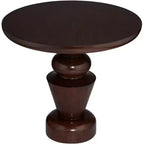 Table piédestal 55 Downing Street Glenn de 76 cm de large en placage de chêne
