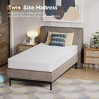 BestMassage Matelas en mousse à mémoire de forme et gel de 20 cm, fermeté moyenne, pour un sommeil frais et un soulagement de la pression, certifié CertiPUR-US.