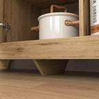 GDFStudio Francis Farmhouse, buffet/bahut de rangement en bois à 3 portes de 47,24 po de largeur, avec tablette ajustable
