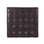 Christopher Knight Home Ellie Pouf de rangement capitonné contemporain en similicuir et bois de bouleau