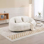 Canapé-poire GDFStudio Anna Chenille Tufted 57,06" L avec 2 coussins