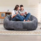 Canapé-poire GDFStudio Anna Chenille Tufted 57,06" L avec 2 coussins