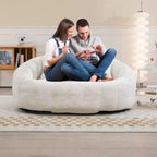 Canapé-poire GDFStudio Anna Chenille Tufted 57,06" L avec 2 coussins