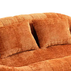 Canapé-poire GDFStudio Anna Chenille Tufted 57,06" L avec 2 coussins