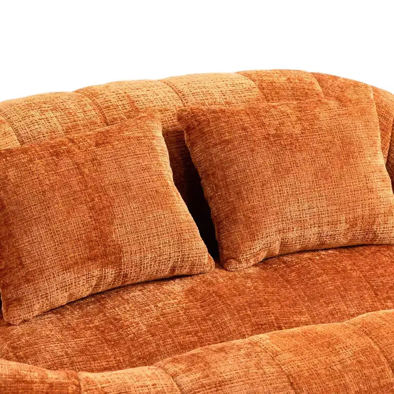 Canapé-poire GDFStudio Anna Chenille Tufted 57,06" L avec 2 coussins