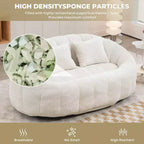 Canapé-poire GDFStudio Anna Chenille Tufted 57,06" L avec 2 coussins