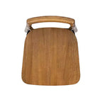 Jennifer Taylor Home Sven 26.5 Tabouret de comptoir en bois, dossier bas, moderne et minimaliste