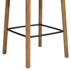 Jennifer Taylor Home Sven 26.5 Tabouret de comptoir en bois, dossier bas, moderne et minimaliste