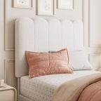 Cadre de lit double avec tiroir de rangement et tête de lit, plateforme de lit double tapissée en velours pour filles, support robuste à lattes en bois, sans bruit