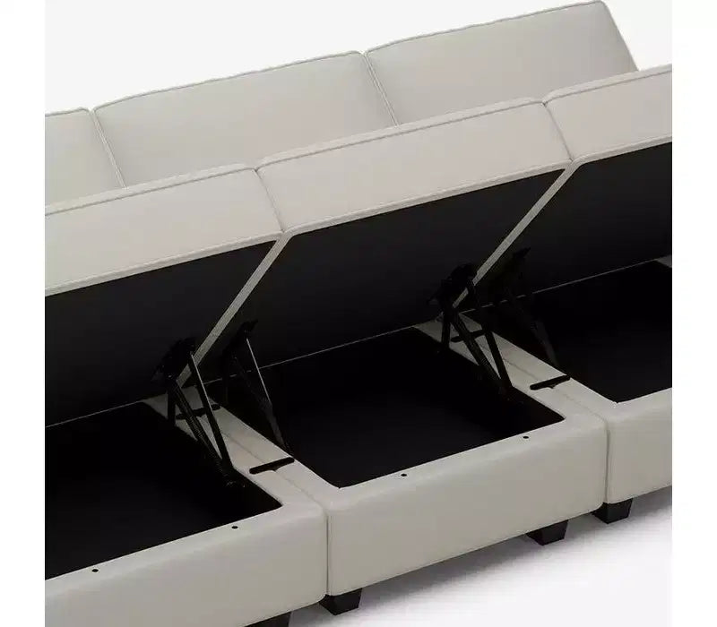 Module d'assise individuelle modulaire en velours Belffin