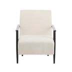 Christopher Knight Home Arnold, fauteuil club moderne en fer tapissé (lot de 2)