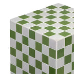 Table d'appoint rectangulaire en céramique carreautée JONATHAN Y Callista, style bohémien moderne