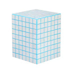 Table d'appoint rectangulaire en céramique carreautée JONATHAN Y Callista, style bohémien moderne