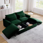 Christopher Knight Home Nelly Pouf de rangement en velours côtelé de 93 cm
