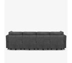 Canapé modulable Belffin Terry avec rangement intégré (6 places + 8 côtés)