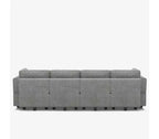 Canapé modulable Belffin Terry avec rangement intégré (6 places + 8 côtés)