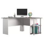 Bureau d'angle Dakota avec étagères